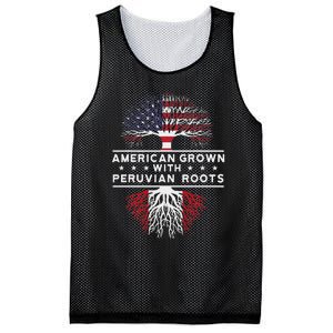 American Grown With Peruvian Roots Peru Mesh Reversible Basketball Jersey Tank