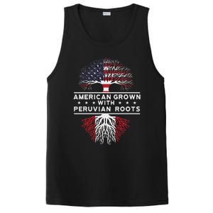 American Grown With Peruvian Roots Peru PosiCharge Competitor Tank