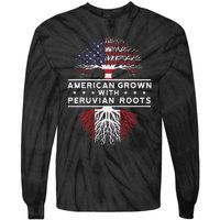 American Grown With Peruvian Roots Peru Tie-Dye Long Sleeve Shirt