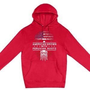 American Grown With Peruvian Roots Peru Premium Pullover Hoodie