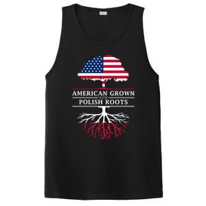 American Grown With Polish Roots Gift Poland Gift PosiCharge Competitor Tank