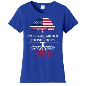 American Grown With Polish Roots Gift Poland Gift Women's T-Shirt