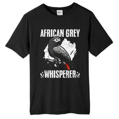 African Grey Whisperer Funny Birds Ornithology Ornithologist Tall Fusion ChromaSoft Performance T-Shirt