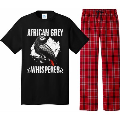 African Grey Whisperer Funny Birds Ornithology Ornithologist Pajama Set