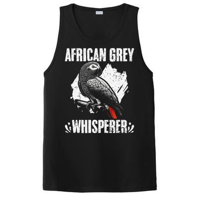 African Grey Whisperer Funny Birds Ornithology Ornithologist PosiCharge Competitor Tank