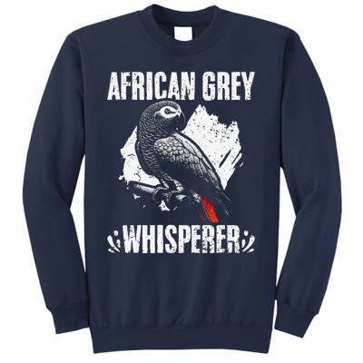 African Grey Whisperer Funny Birds Ornithology Ornithologist Sweatshirt