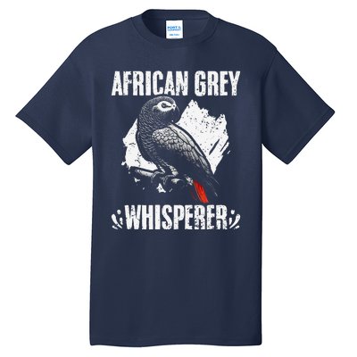 African Grey Whisperer Funny Birds Ornithology Ornithologist Tall T-Shirt