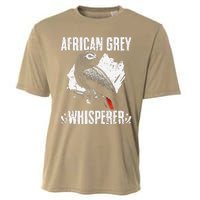 African Grey Whisperer Funny Birds Ornithology Ornithologist Cooling Performance Crew T-Shirt