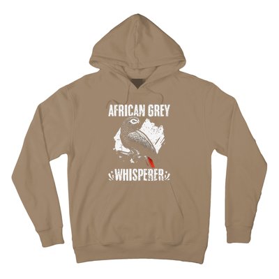 African Grey Whisperer Funny Birds Ornithology Ornithologist Hoodie