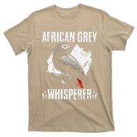 African Grey Whisperer Funny Birds Ornithology Ornithologist T-Shirt