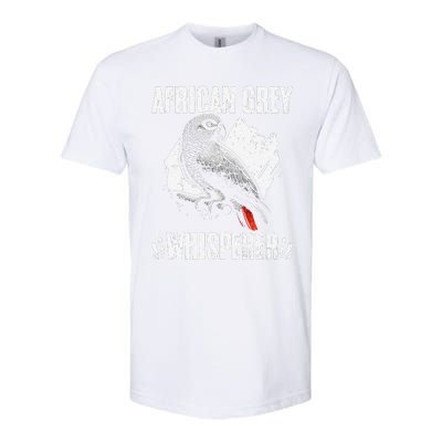 African Grey Whisperer Funny Birds Ornithology Ornithologist Softstyle CVC T-Shirt