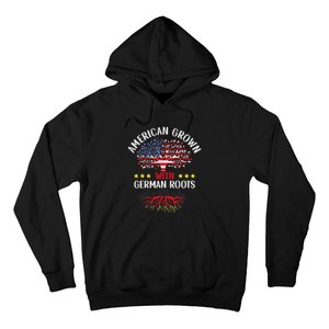 American Grown With German Roots Us Germany German American Hoodie