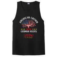 American Grown With German Roots Us Germany German American PosiCharge Competitor Tank