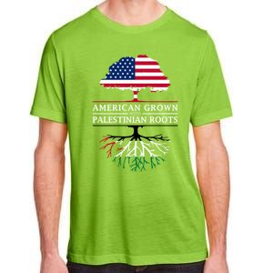 American Grown With Palestinian Roots Palestine Gift Adult ChromaSoft Performance T-Shirt