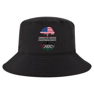 American Grown With Palestinian Roots Palestine Gift Cool Comfort Performance Bucket Hat