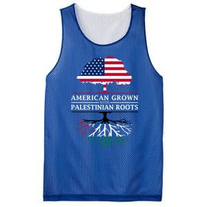 American Grown With Palestinian Roots Palestine Gift Mesh Reversible Basketball Jersey Tank