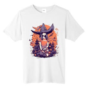 Anime Girl Witch Hat Halloween Costume Otaku Tall Fusion ChromaSoft Performance T-Shirt