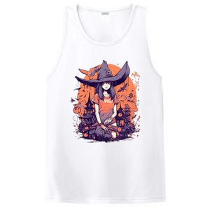 Anime Girl Witch Hat Halloween Costume Otaku PosiCharge Competitor Tank