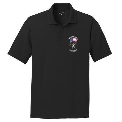 American Grown With Irish Roots PosiCharge RacerMesh Polo