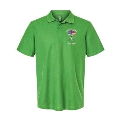 American Grown With Irish Roots Softstyle Adult Sport Polo