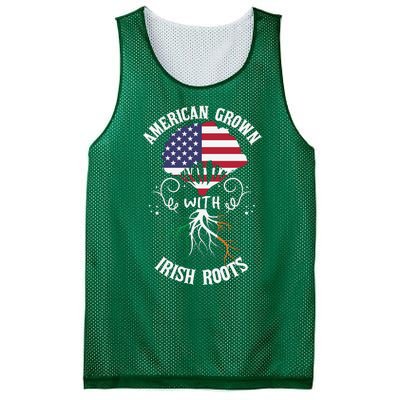 American Grown With Irish Roots Mesh Reversible Basketball Jersey Tank