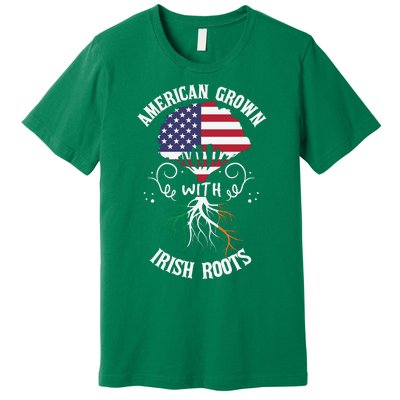 American Grown With Irish Roots Premium T-Shirt