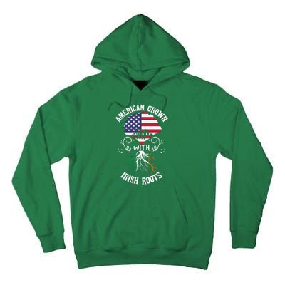 American Grown With Irish Roots Tall Hoodie