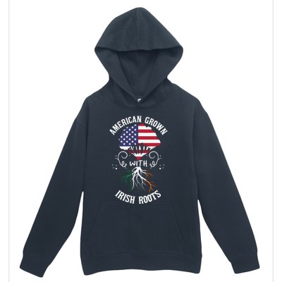 American Grown With Irish Roots Urban Pullover Hoodie