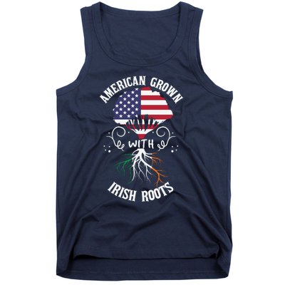 American Grown With Irish Roots Tank Top