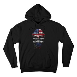 American Grown With Filipino Roots Usa Tree Philippines Hoodie