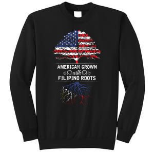 American Grown With Filipino Roots Usa Tree Philippines Sweatshirt