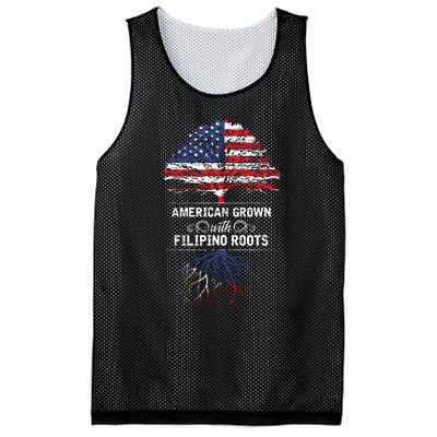 American Grown With Filipino Roots Usa Tree Philippines Mesh Reversible Basketball Jersey Tank