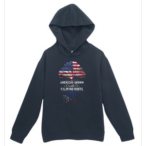 American Grown With Filipino Roots Usa Tree Philippines Urban Pullover Hoodie