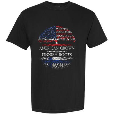 American Grown With Finnish Roots Finland Garment-Dyed Heavyweight T-Shirt