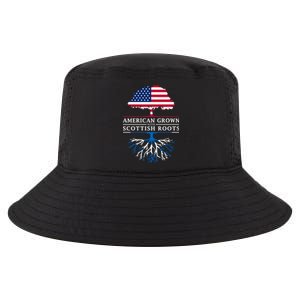 American Grown With Scottish Roots Meaningful Gift Scotland Funny Gift Cool Comfort Performance Bucket Hat