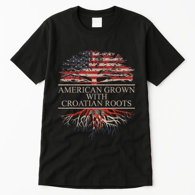 American Grown With Croatian Roots Tall T-Shirt