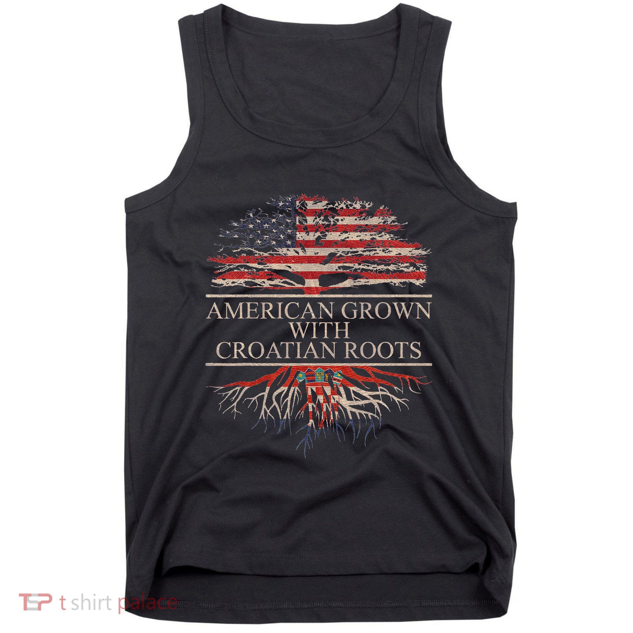 American Grown With Croatian Roots Tank Top