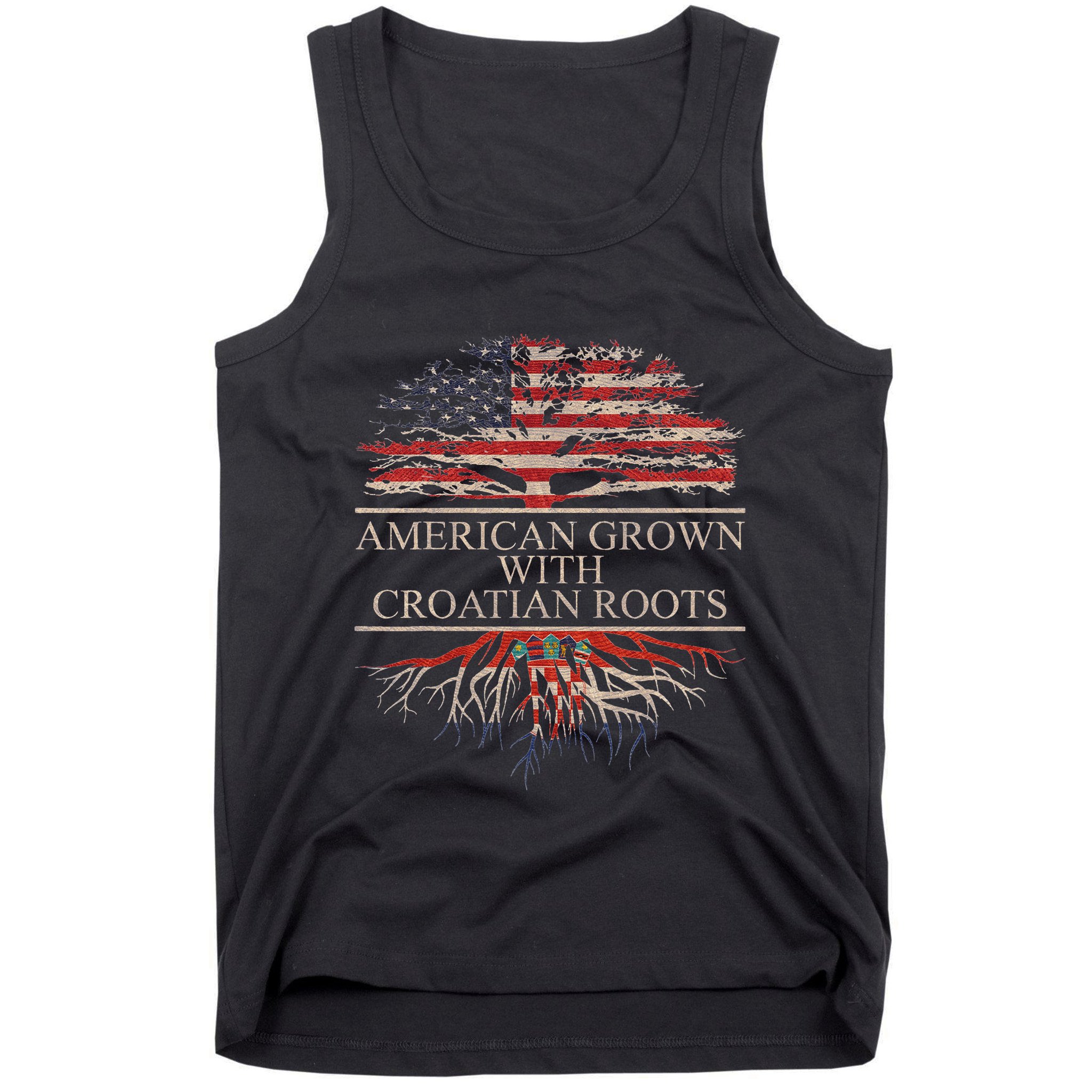 American Grown With Croatian Roots Tank Top