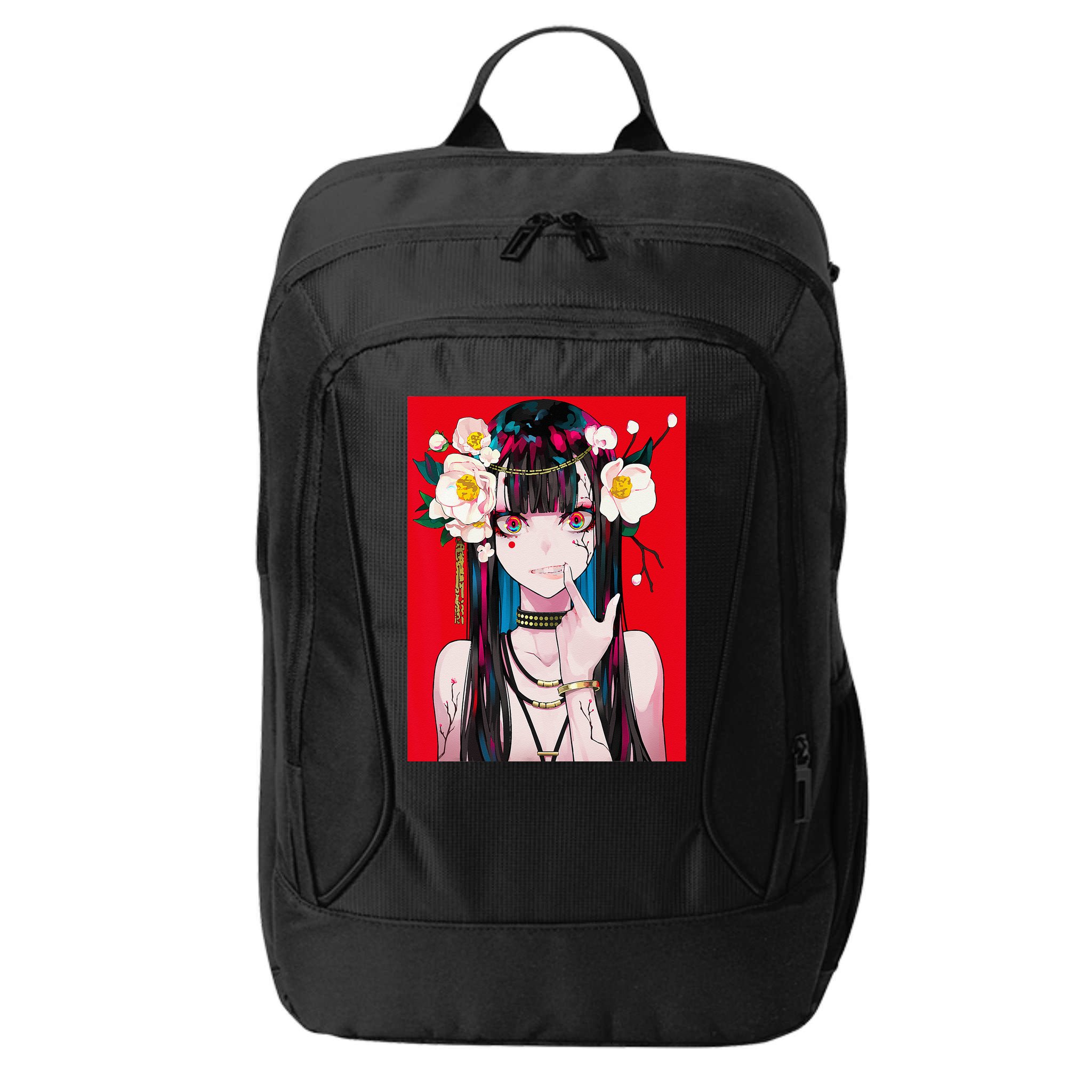 Anime Girl Waifu Japanese Aesthetic Kawaii Otaku Weeb City Backpack