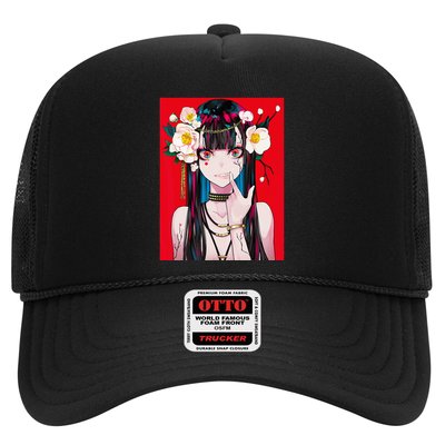 Anime Girl Waifu Japanese Aesthetic Kawaii Otaku Weeb Trucker Hat