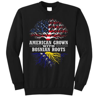 American Grown With Bosnian Roots Usa Bosnia And Herzegovina Sweatshirt