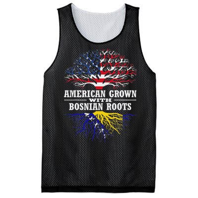 American Grown With Bosnian Roots Usa Bosnia And Herzegovina Mesh Reversible Basketball Jersey Tank