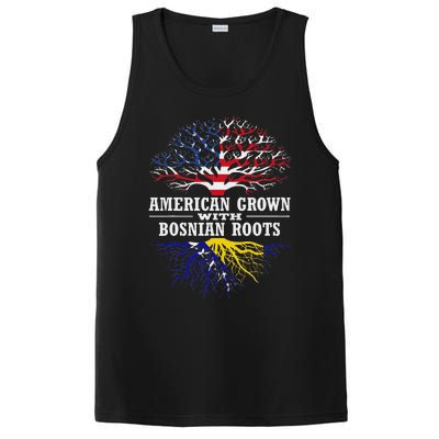 American Grown With Bosnian Roots Usa Bosnia And Herzegovina PosiCharge Competitor Tank