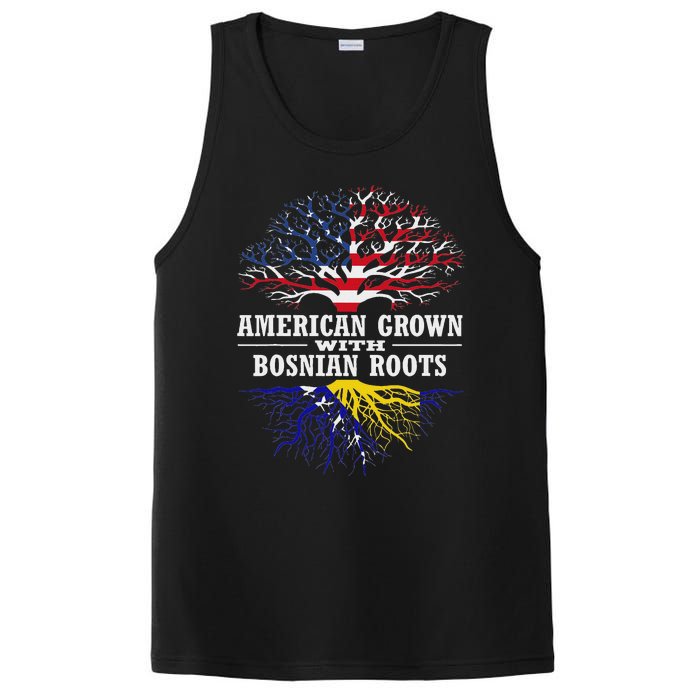 American Grown With Bosnian Roots Usa Bosnia And Herzegovina PosiCharge Competitor Tank