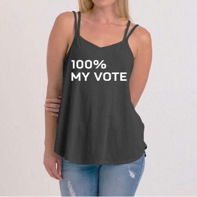 Amanda Gorman Wearing 100% My Vote Women's Strappy Tank