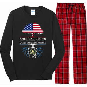 American Grown With Guatemalan Roots Guatemala Long Sleeve Pajama Set