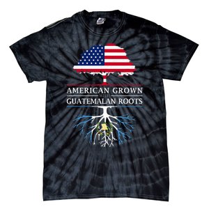 American Grown With Guatemalan Roots Guatemala Tie-Dye T-Shirt