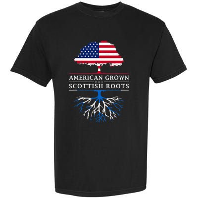 American Grown With Scottish Roots Scotland Garment-Dyed Heavyweight T-Shirt