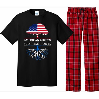 American Grown With Scottish Roots Scotland Pajama Set