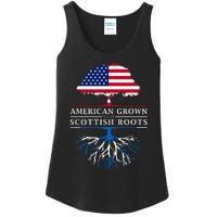 American Grown With Scottish Roots Scotland Ladies Essential Tank